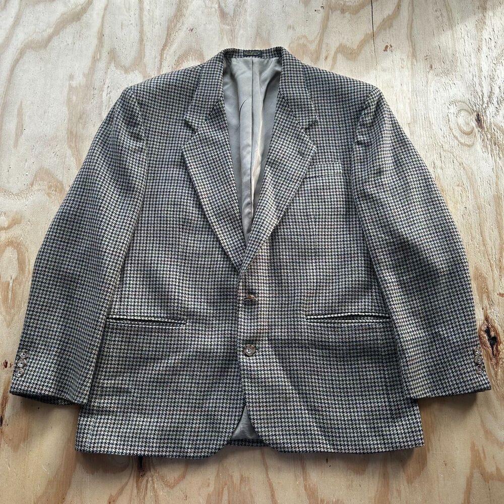 Oscar de la Renta Houndstooth Blazer - Size 42S